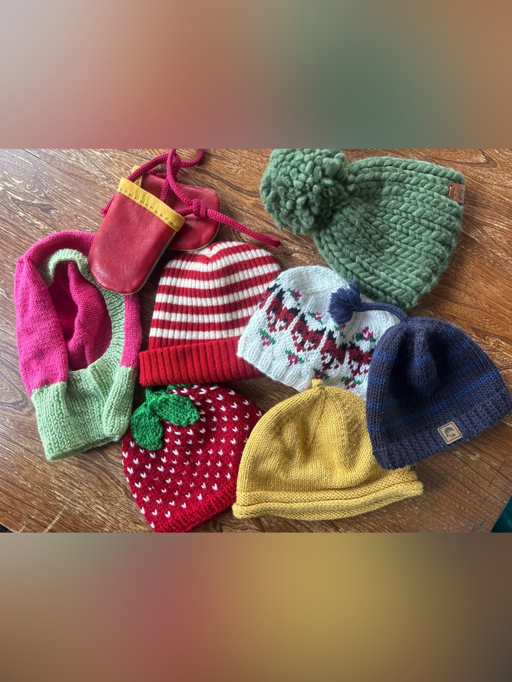 Kids Mixed Color Winter Hat Bundle - Assorted Beanies